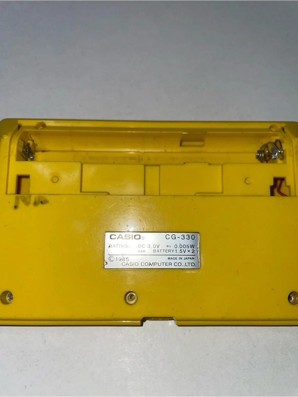 RARE VINTAGE 1985 CASIO CG-330 SUBMARINE BATTLE HANDHELD GAME For Parts Only